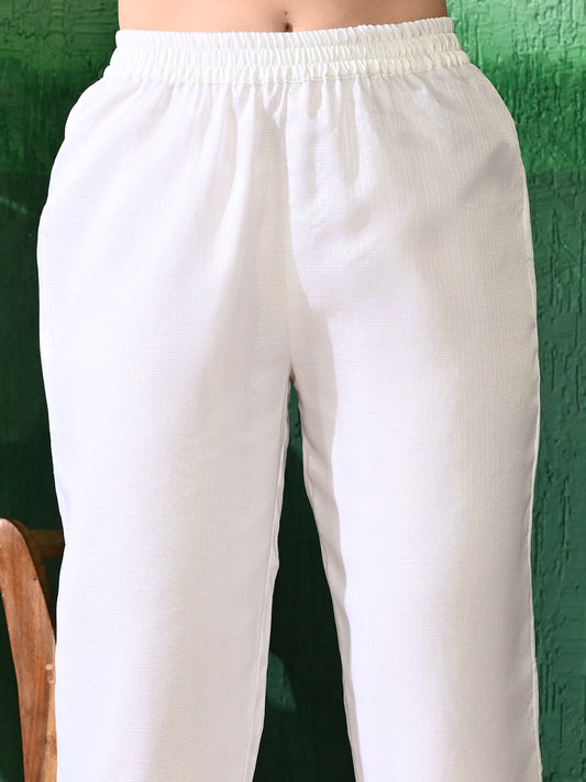 Women Regular Gotta Patti Kurta with Trousers & Dupatta