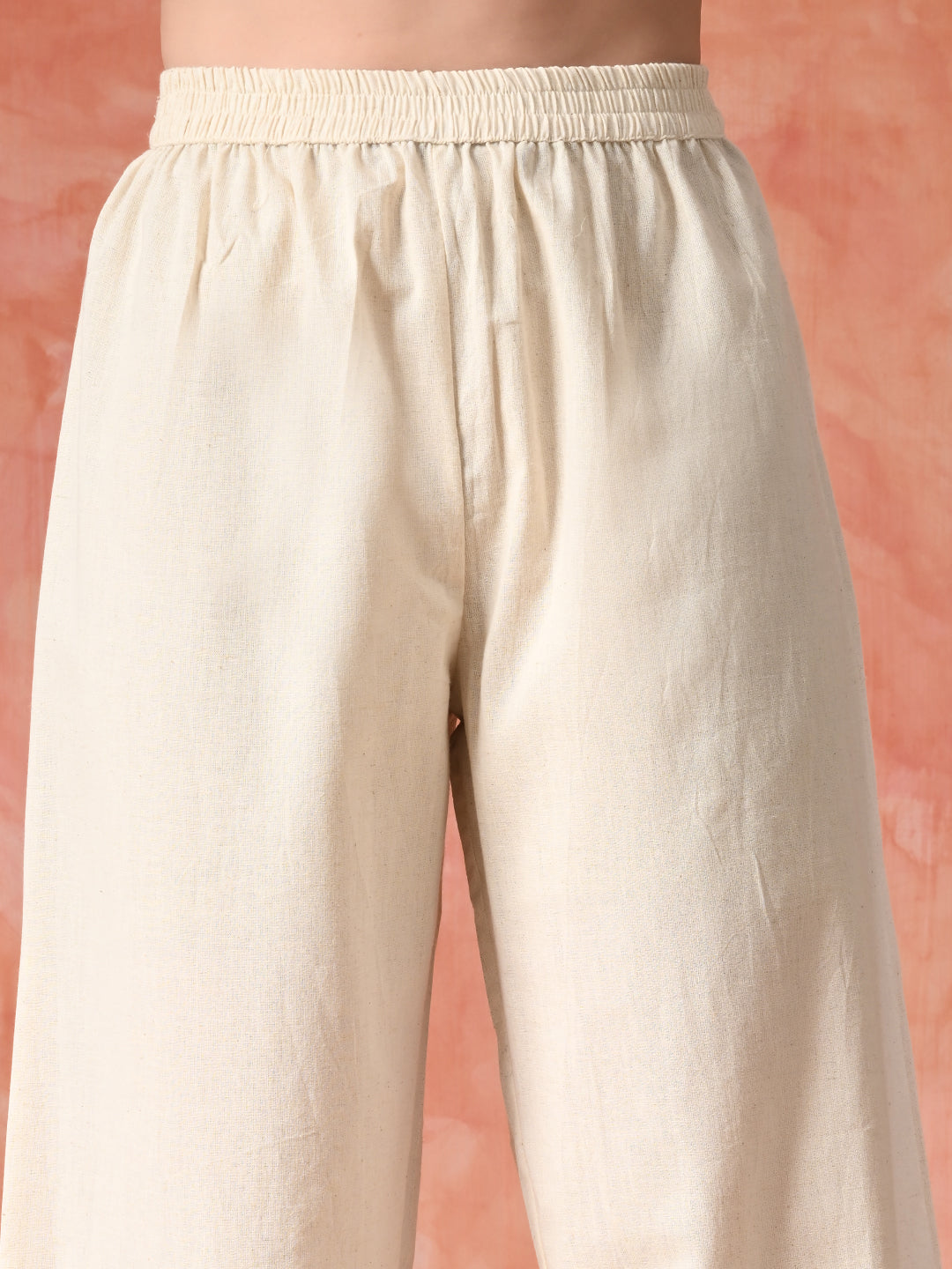 Floral Printed A-Line Kurta With Trousers